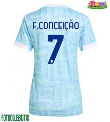 Juventus Francisco Conceicao #7 Bortatröja Kvinnor 2025-26 Kortärmad